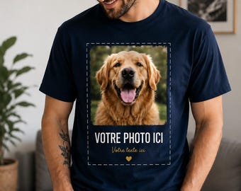 Camiseta personalizada con foto: Tu foto, texto o logotipo