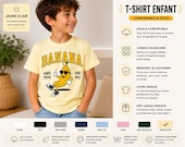 T-shirt enfant Banana drôle Cadeau fille garçon Coton premium Anniversaire 14