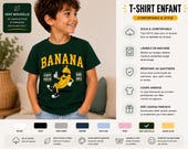 T-shirt enfant Banana drôle Cadeau fille garçon Coton premium Anniversaire 15