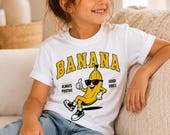 T-shirt enfant Banana drôle Cadeau fille garçon Coton premium Anniversaire 6