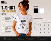 Tshirt personnalisé femme Photo logo ou texte 4