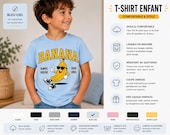 T-shirt enfant Banana drôle Cadeau fille garçon Coton premium Anniversaire 17