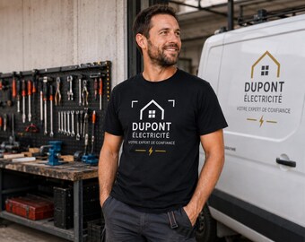 Custom business logo t-shirt