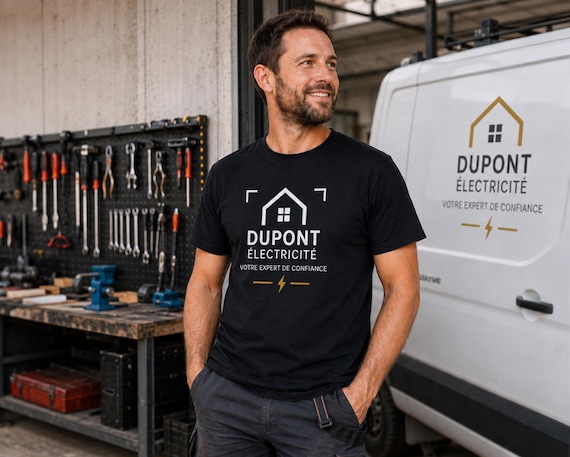 Tshirt personnalisé entreprise Logo professionnel
