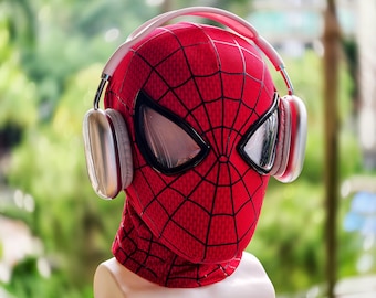 Ring Controlled Spider Hero Mask – Handmade Face Shell Andrew's Cosplay Mask, Wearable Helmet, Premium Custom Costume Prop Halloween gift
