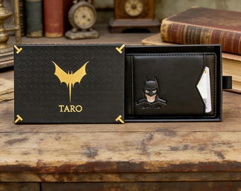 RFID PU Leather Wallet Set with Gift Box & Mystery Card, Wallet Gift for Birthday, Father's Day, Christmas, Anniversary, Mother's Day