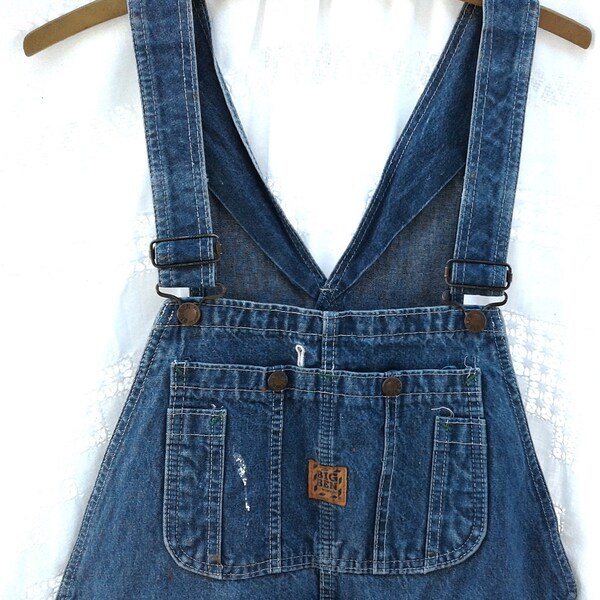 Blue Jean Overalls Etsy