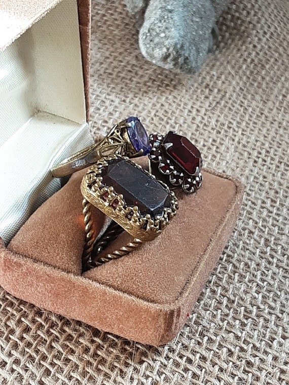 Vintage Costume Jewelry * Ring/Rings * 3 Included… - image 1