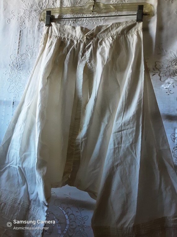 Prettiest Antique Bloomers * Beautiful Lace Trim … - image 4