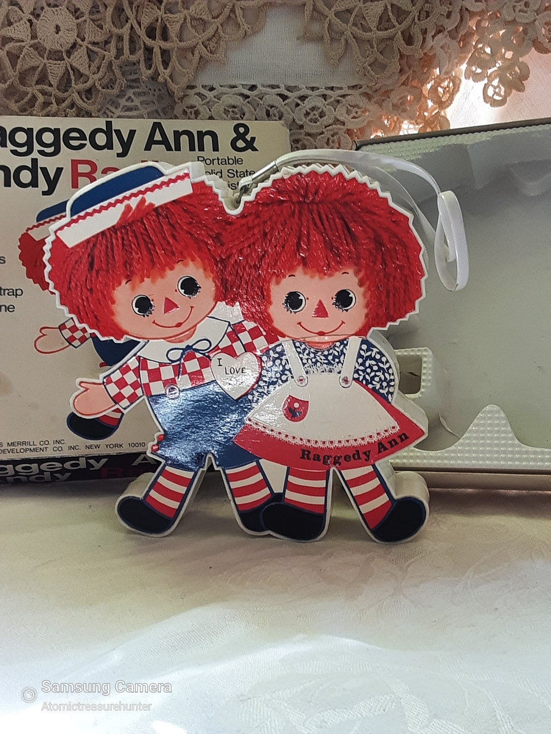 Raggedy Ann and Andy Radio Portable Solid State Transistorized Model ...
