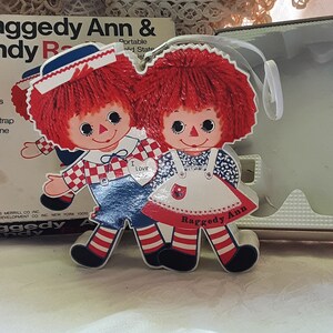 Raggedy Ann and Andy Radio * Portable Solid State Transistorized * Model 186 1973 * Original Box * No Battery or Earphone