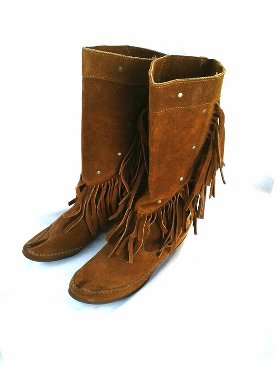 western fringe moccasins