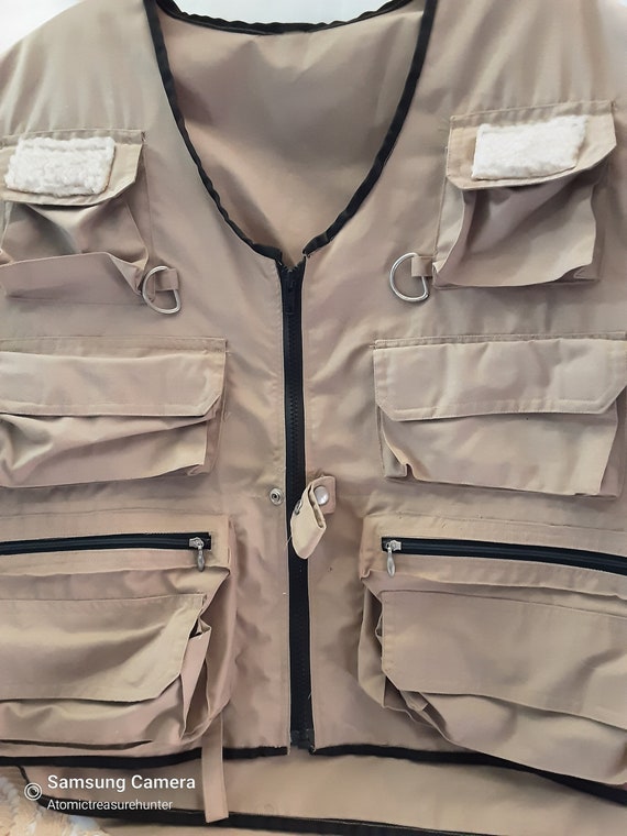 Vintage Fly Fishing Vest Mens Est Size L / XL Stream / Trout