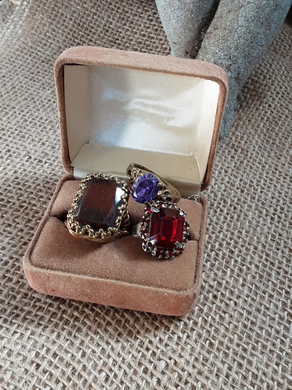 Vintage Costume Jewelry * Ring/Rings * 3 Included… - image 10