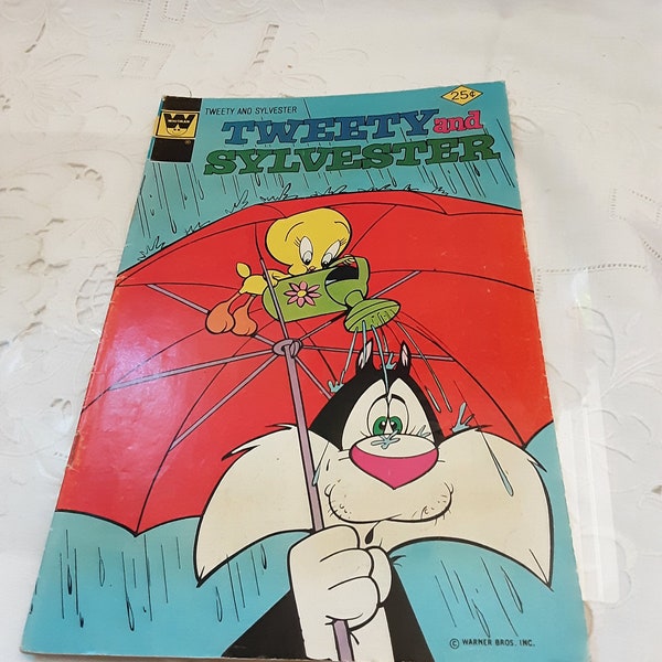 Tweety and Sylvester Comic book * Vintage * August 1976 Comic * 1970s era Comic