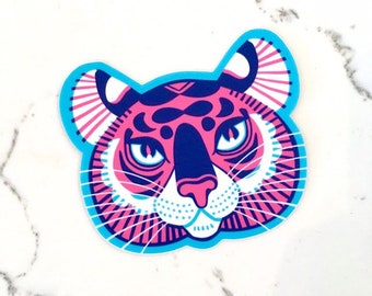 Tiger sticker - 3” wide