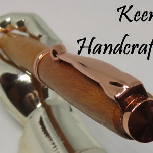 no Keen Handcrafted Handmade Chakte Copper Comfort Twist Pen image 2