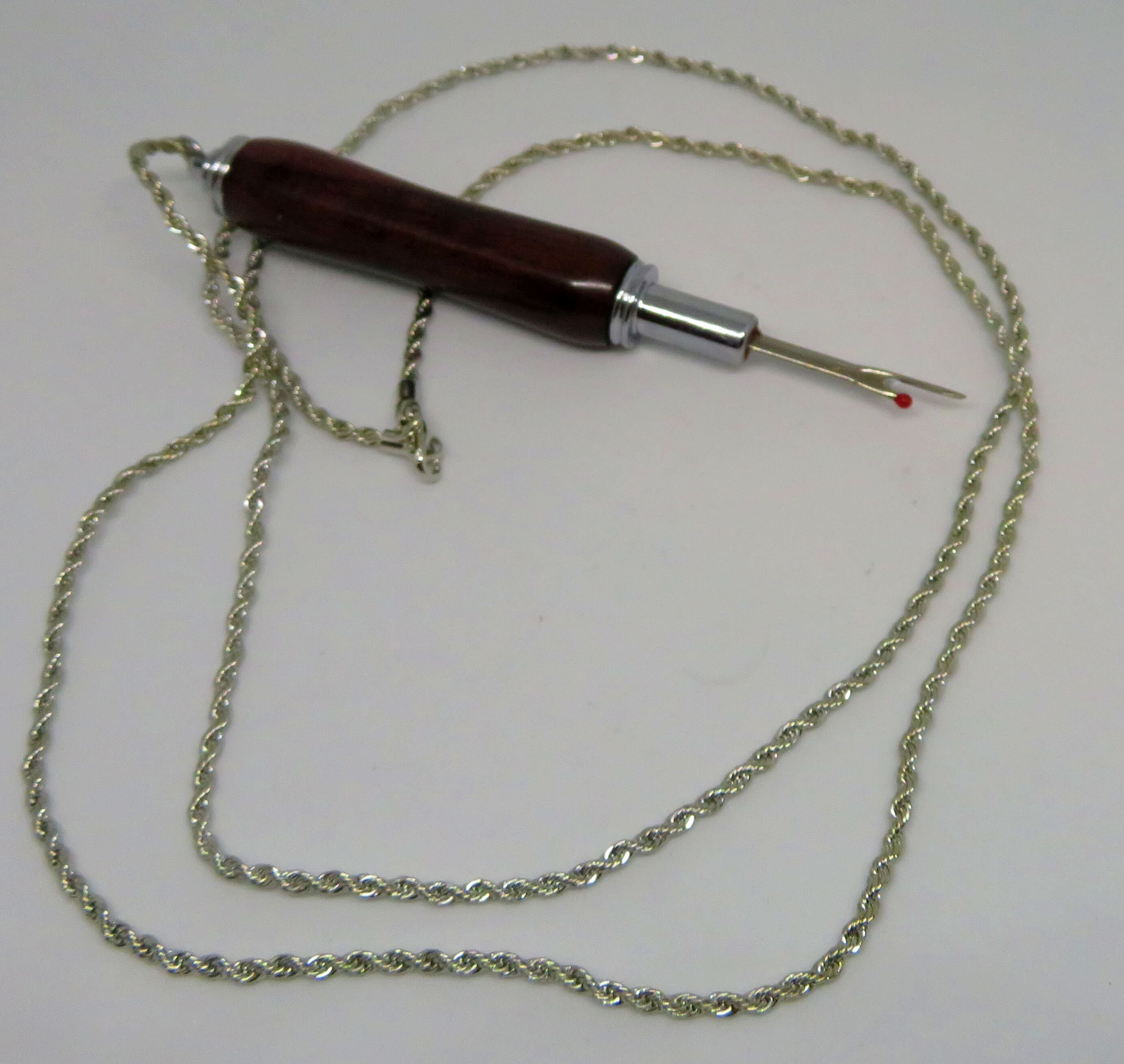 Bi Keen Handcrafted Handmade Chrome Seam Ripper Necklace Etsy UK