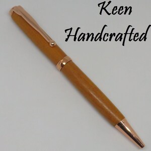 no Keen Handcrafted Handmade Chakte Copper Comfort Twist Pen image 5