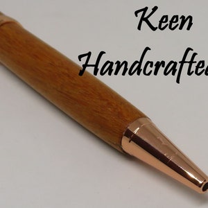 no Keen Handcrafted Handmade Chakte Copper Comfort Twist Pen image 3