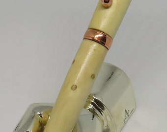 om - Keen Handcrafted Handmade Hibiscus Root Copper Comfort Twist Pen