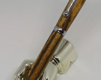 oi - Keen Handcrafted Handmade Bocote Chrome Comfort Twist Pen