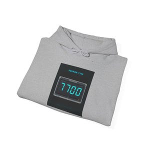 Squawk 7700 Hoodie — Tarmac Print aviation design, view 6