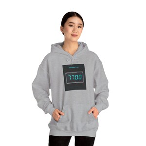 Squawk 7700 Hoodie — Tarmac Print aviation design, view 8