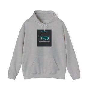 Squawk 7700 Hoodie — Tarmac Print aviation design, view 2