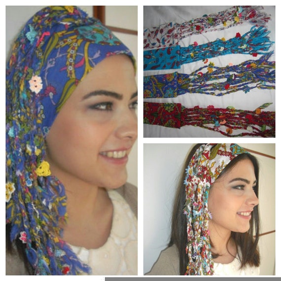 あたまORIMI HOODED SCARF OH SO CHIC PU HEAD SCARF – AKIRA