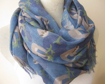 Sloth scarf lazy animal scarves2012 EXPRESS SHIPPING - Holiday Fashion Accessory