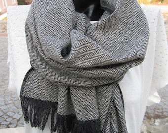 Heather Gray Sweater Scarf | Heather Gray Sweater Scarf
