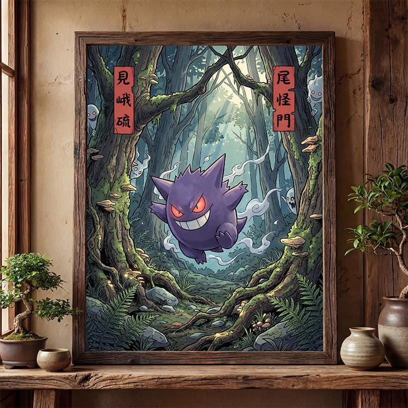 Gengar poster - Etsy 日本