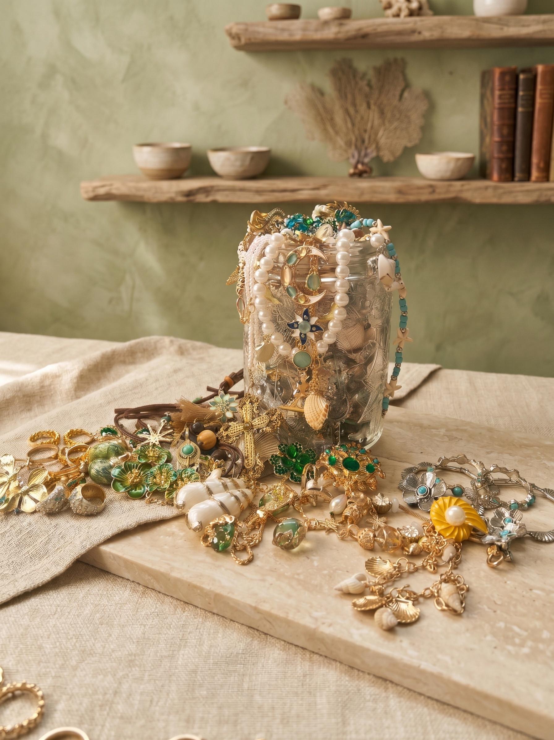 Mystery jewelry jar - Etsy 日本