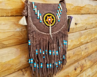 Sun Dancer Boho Fringe Purse Cross body bag