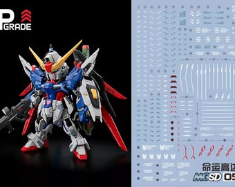MGSD Gundam Model Kit Waterslide Decals | MG Style Collectible Robot Model