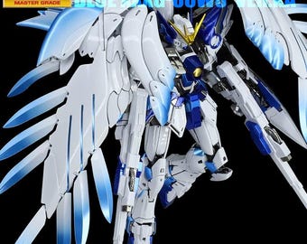 Bandai 1/100 MG Wing Gundam zero explosive feather ice snow princess/ figure toy