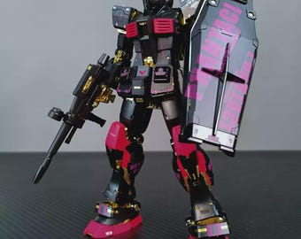 BANDAI MG RX-78-2 Gundam (Dark Purple)Painted & Built