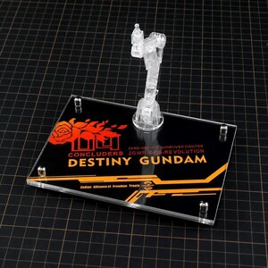 デスティニーガンダム アクリル製ディスプレイベース（スタンド付き）（1/100、1/144スケール）