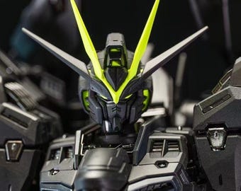 1/100 Minerva Mecha Destiny Gundam Head Model Kit, Custom Mecha Model Upgrade Part, Dark Robot Head Kit, DIY Sci Fi Model Accessory