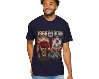 1966 2026 England World Cup Legacy T-Shirt | Football Trophy Players