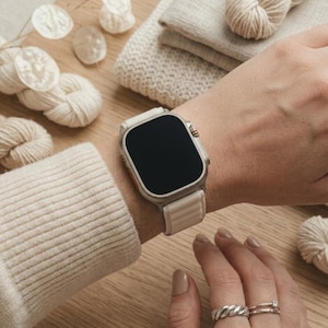 Alpine loopband compatibel met Apple Watch Series 3, 4, 5, 6, 7, 8, 9, 10, SE, Ultra, Ultra 2