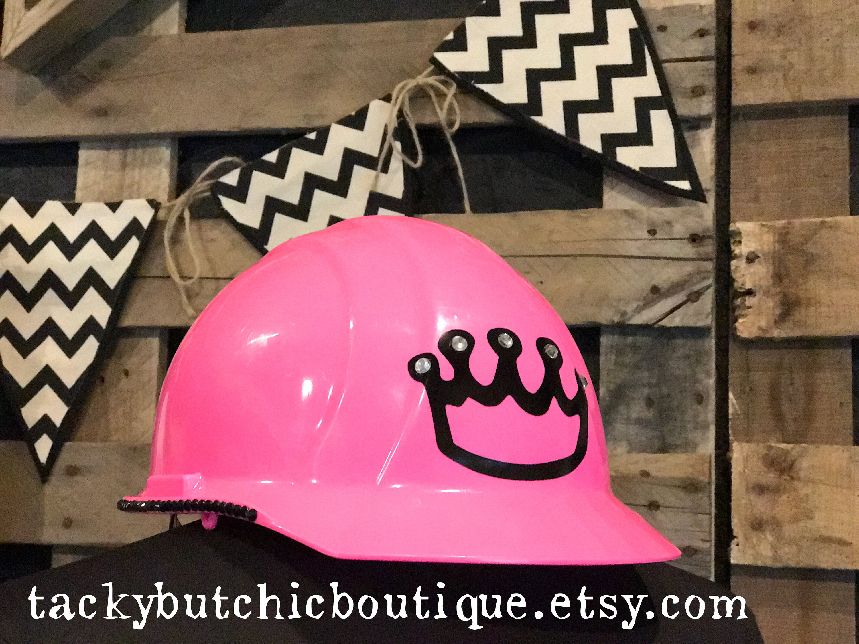 Personalized Hot Pink and Bling OSHA Approved Hard Hat with Etsy