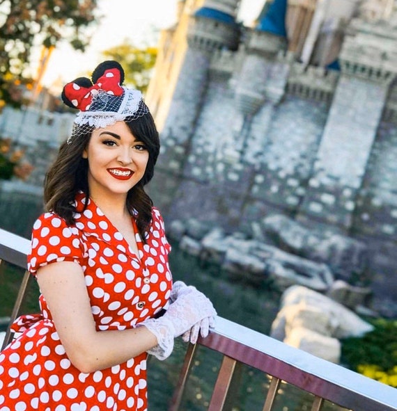 Minnie mouse fascinator Clearance