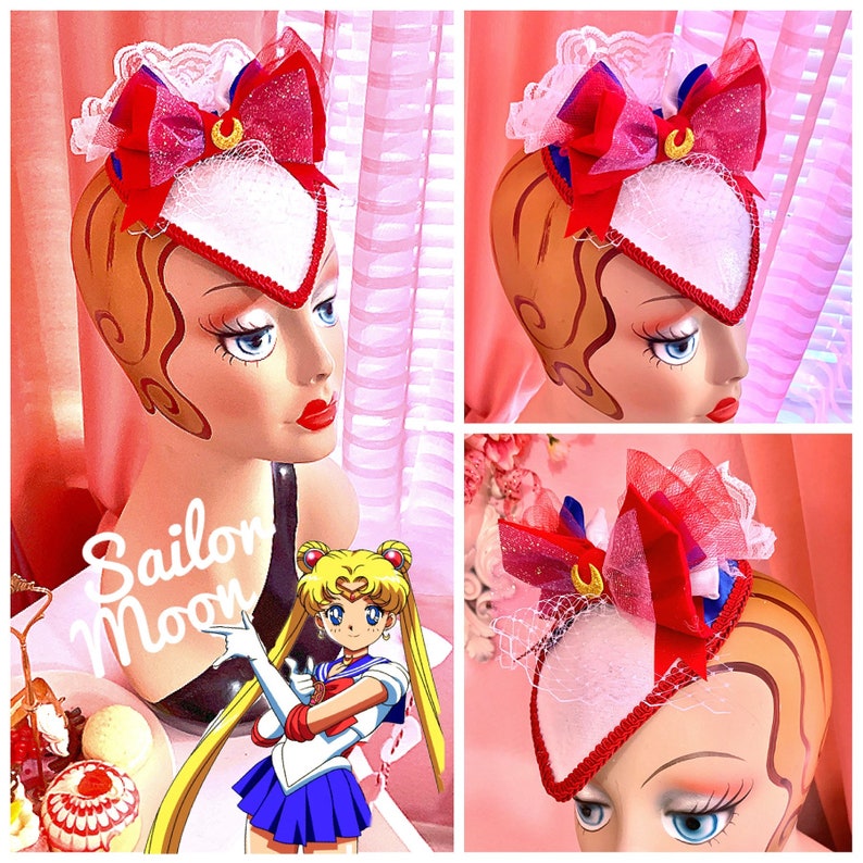 Sailor Moon Fascinator Hat Etsy