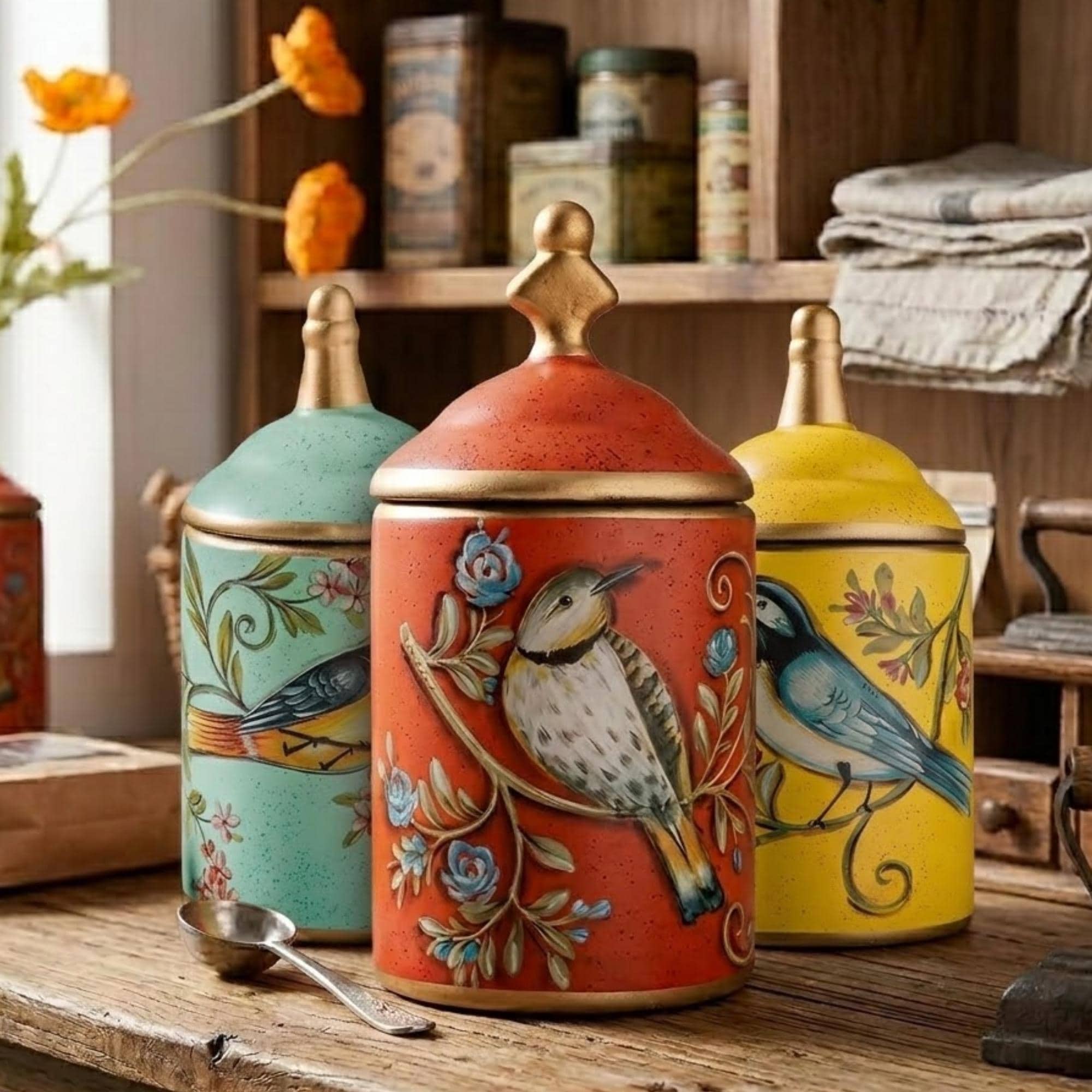 Vintage coffee canister tin - Etsy 日本