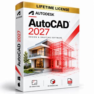 Logiciel de CAO AutoCAD 2027 | Licence à vie - Téléchargement instantané