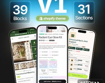 Elixir Shopify-themabundel | 7 sjablonen, klaar voor dropshipping | Elixer V1.6.2