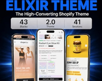 Elixir Shopify Theme | Dropshipping Ready | Elixir V1.6.2