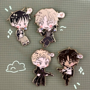 BL Manhwa Emaljnålar Set